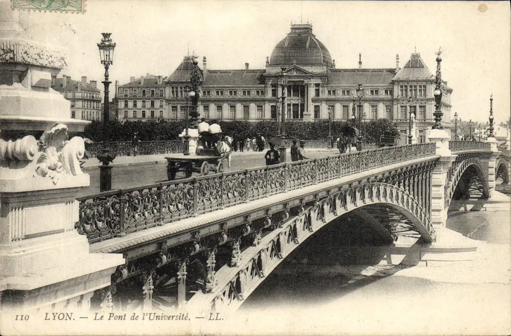 LYON — O Pont da Universidade — LL. n° 1110 - Frente