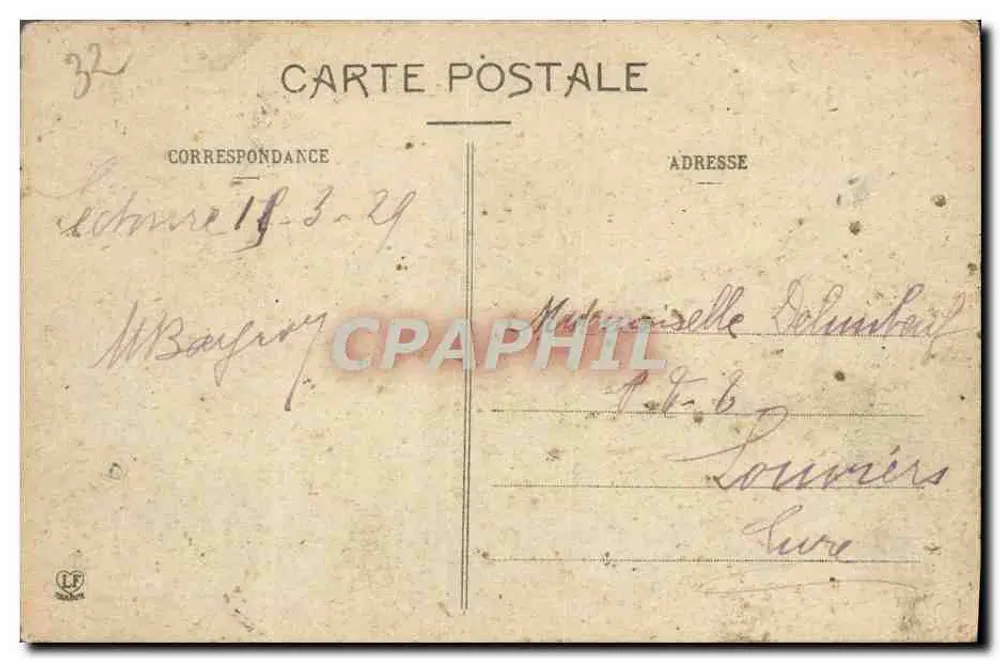 Lectoure - Die Unteren Präfektur, Rathaus, Gericht (Ehemaliger Bischofssitz) — Der Gers, n°345 - Rückseite