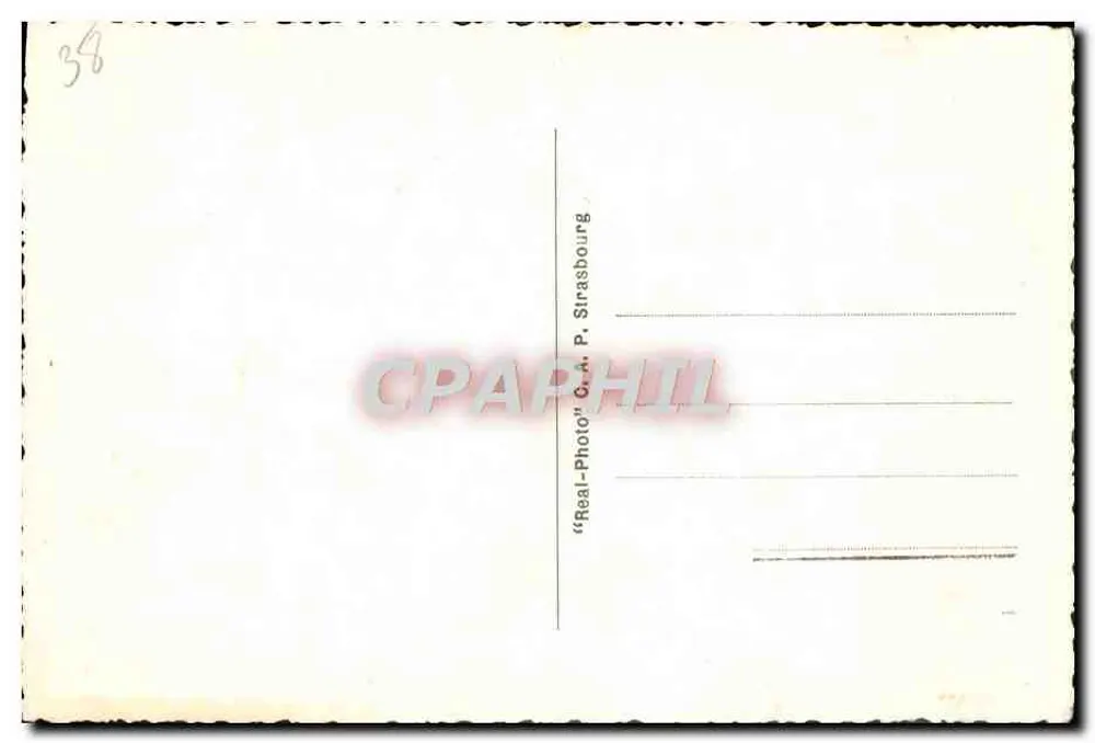 La Meije von der Kirche aus gesehen — Bourg d'Oisans — Verleger G.A. P. Strasbourg, Nummer 294 - Rückseite