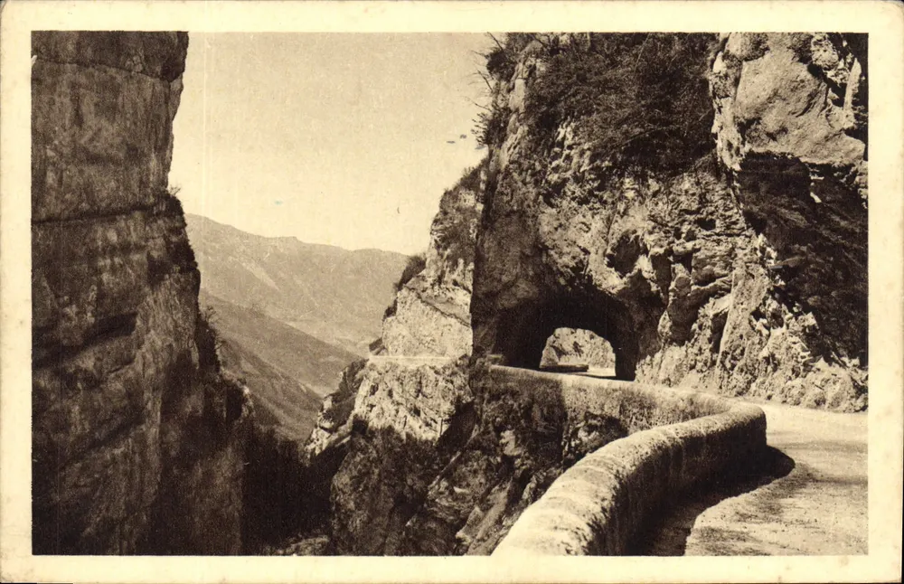 Les Grands Goulets — Isère — editor Braun & Cie, Grenoble - Frente