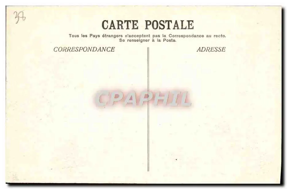 Die Abîmes du Drac - Dauphiné - Linie von La Mure - E.R. - n°1038 - Rückseite