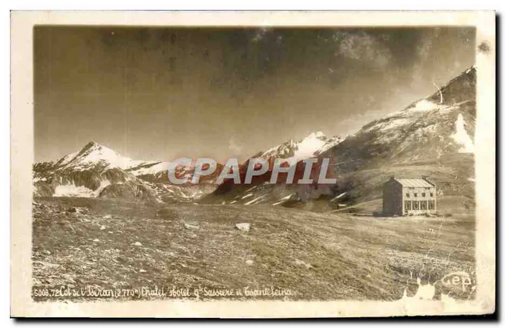 Col de Liseran (2770 m) — Chalet Hôtel de Liseran — Editora - Frente