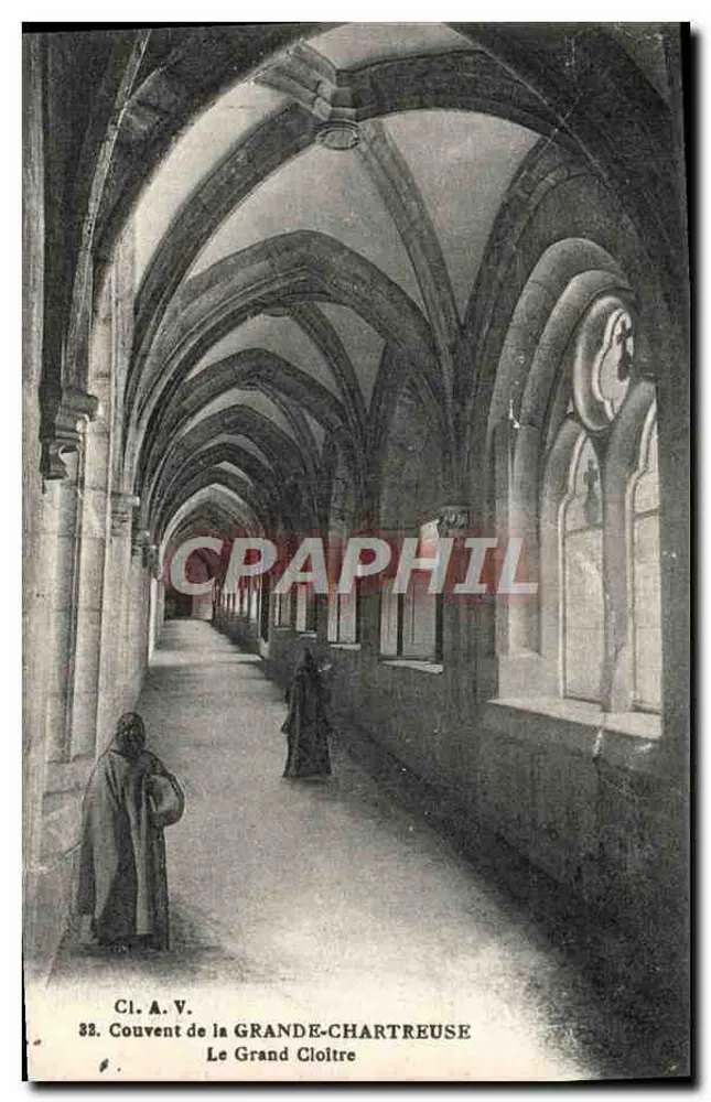 Convento da Grande-Chartreuse — O Grande Claustro — CI. A. V. n°32 - Frente