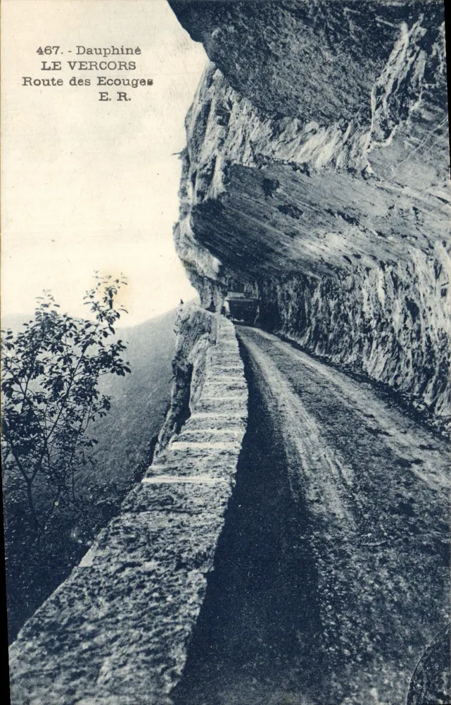Le Vercors — Estrada das Ecouges — E.R. — n°467 - Frente