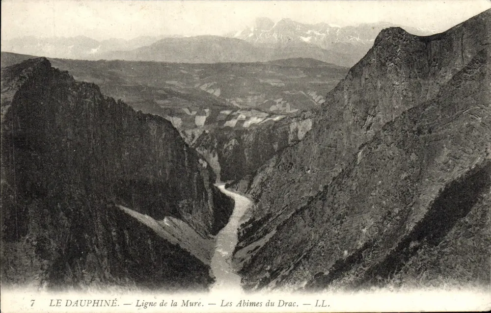 Les Abîmes du Drac — Ligne de la Mure — Le Dauphiné — I.L.L. — n°7 - Vorderseite