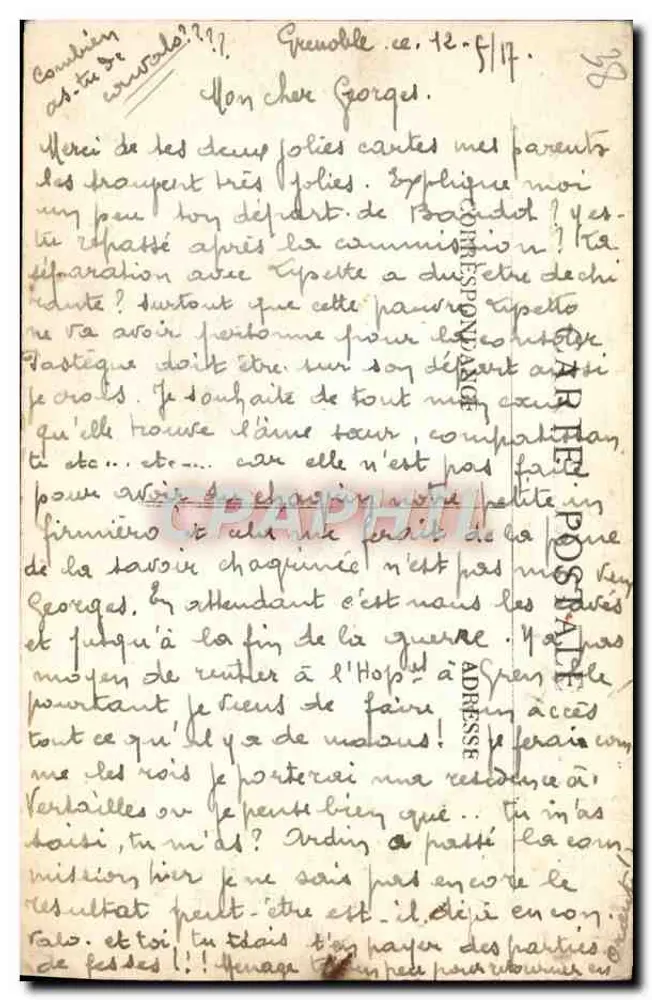 Dauphiné — Die Tal der Villard-de-Lans und der Col de l'Arc — E.R. — Nr. 411 - Rückseite