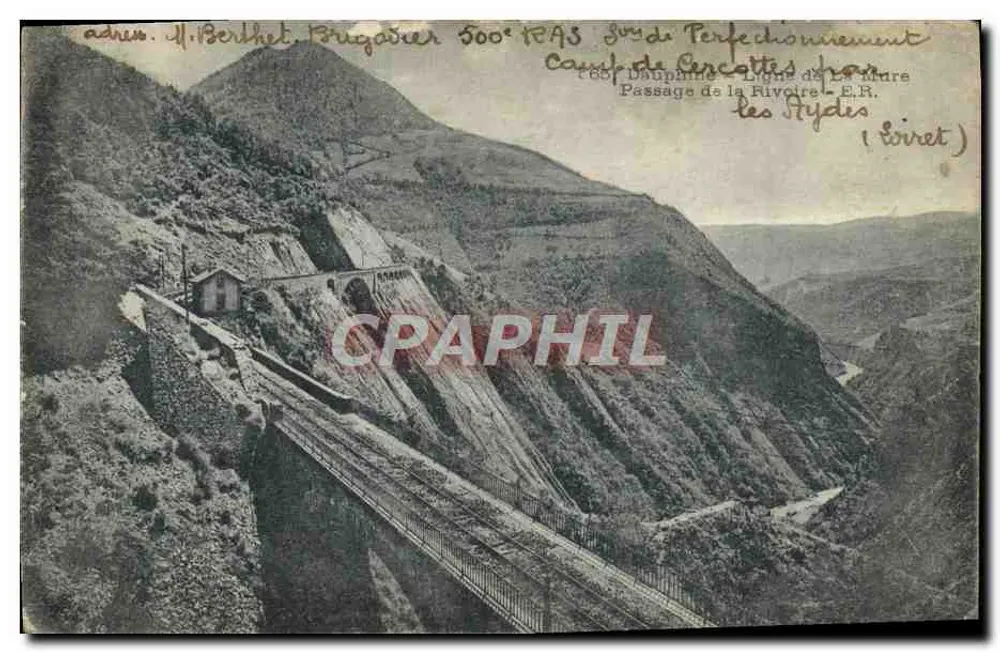 Passage der Fluss - Les Hydées — Camp de Cercottes - Linie von La Mure - E.R. - Verlag: Berthet, Bruguières - Vorderseite