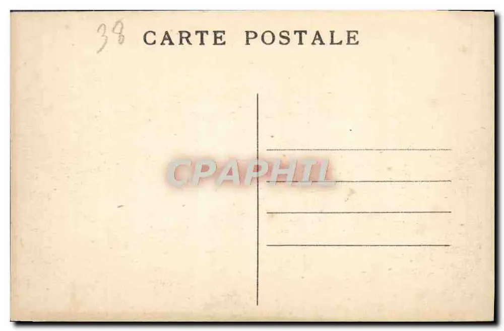 Grenoble — Panorama der Ufer und der Alpen — E.R. n°109 - Rückseite