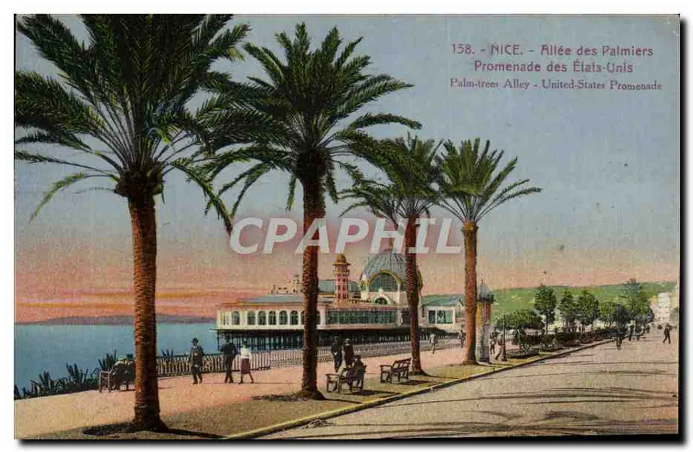 NICE - Allée des Palmiers - Promenade des États-Unis - Vorderseite