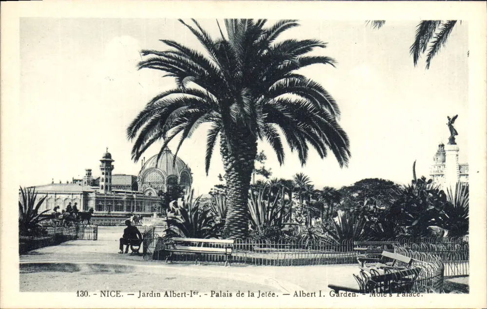 Nice - Jardim Albert-Ier - Palácio da Jetée - Jardim de Albert I. - Palácio da Mole - Frente