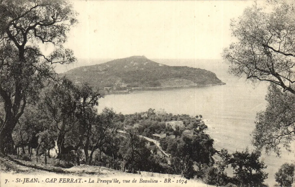 St-Jean - Cap Ferrat - Die Halbinsel, Ansicht von Beaulieu - BR - 1674 - Vorderseite