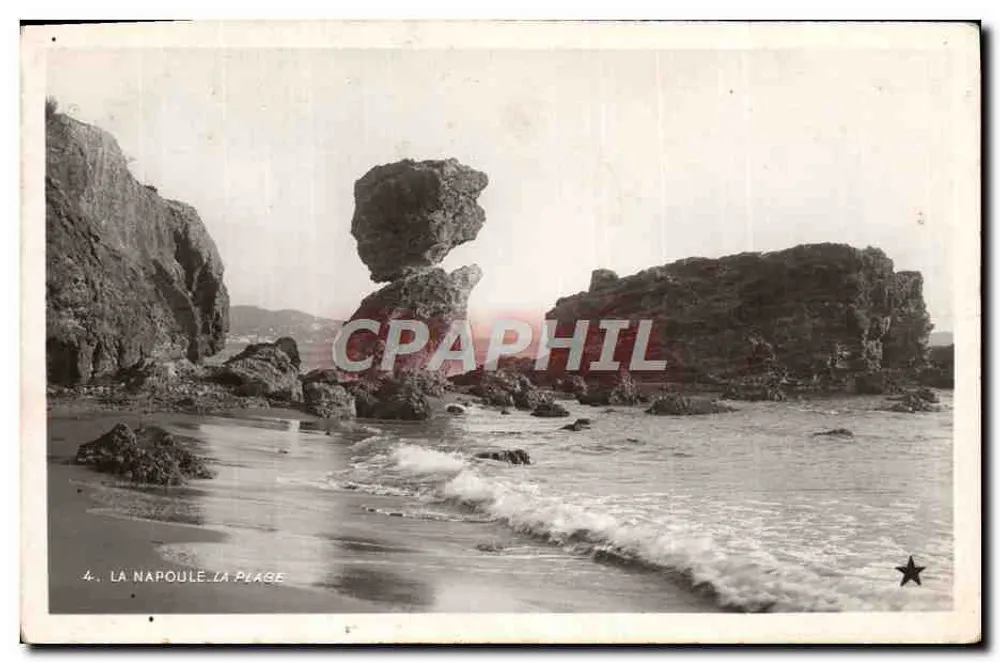 La Napoule - A Praia — editor Étouil's, Paris, n°4 - Frente