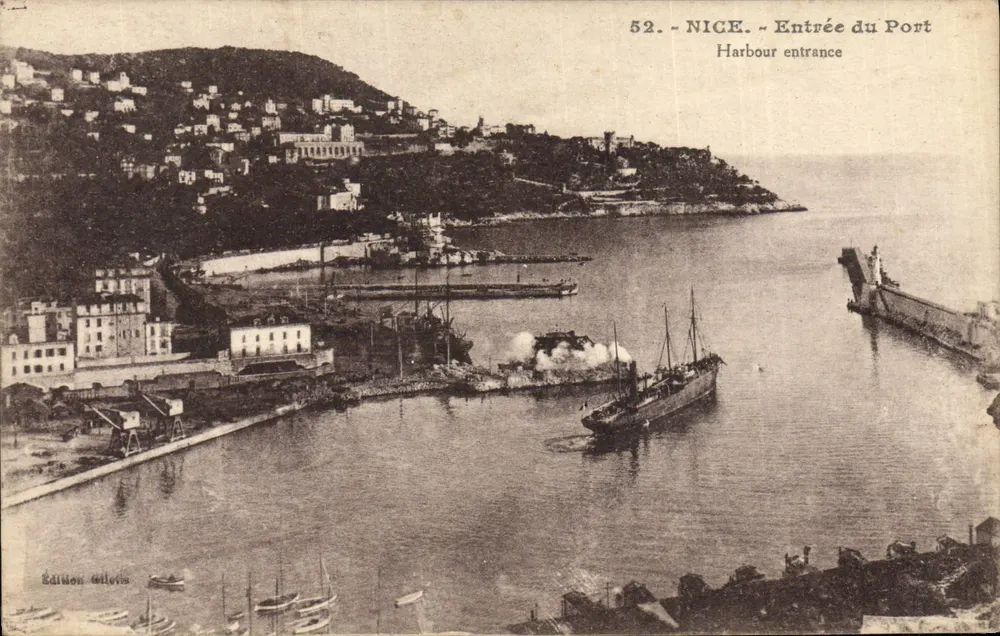 NICE - Entrada do Porto — Edição Gilotis, n°52 - Frente