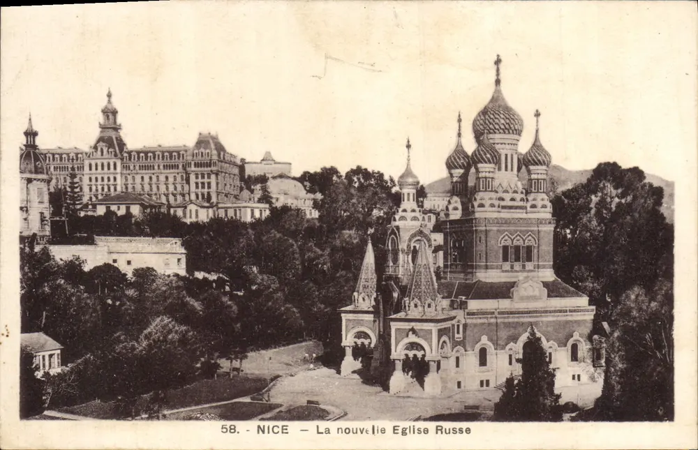 Nice — Die neue russische Kirche — unbekannter Verlag, Nr. 58 - Vorderseite