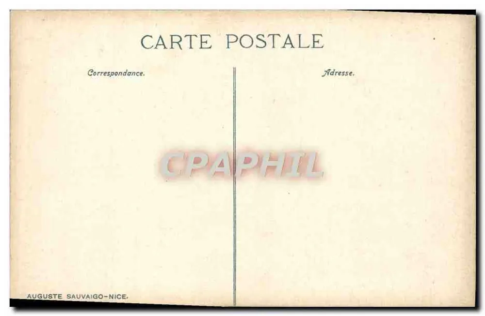La Turbie — Der Platan des Rechts, römische Ruinen — ND. Phot. - Rückseite