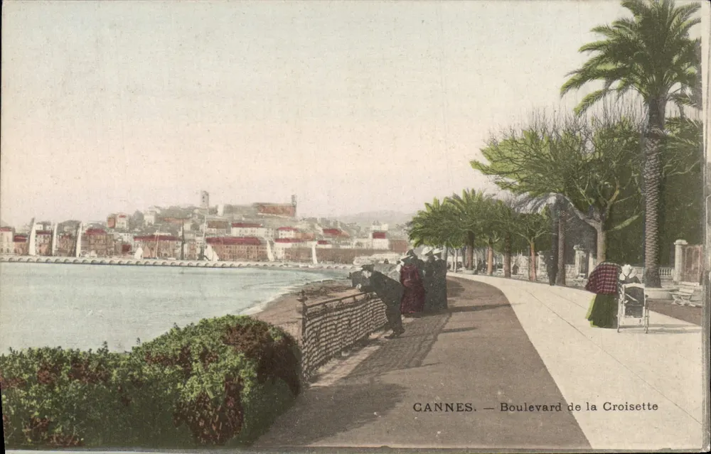 GANNES — Bulwar de la Croisette — wydawca nie widoczny - Awers