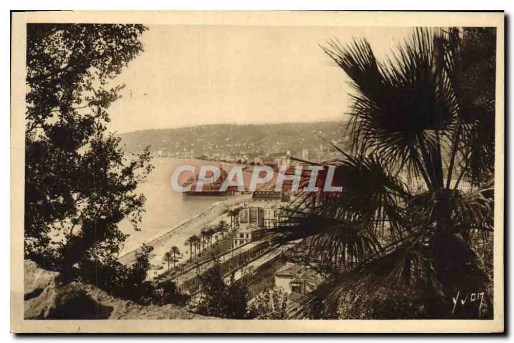 Nice (Alpes-Maritimes) — Panoramablick vom Château Cascade — Les Éditions d'Art d'Azur, n°315 - Vorderseite