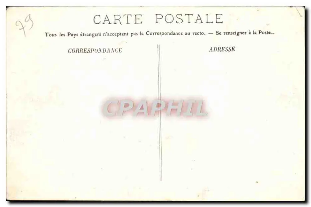 Vitry-Les-Rochers — Schloss der Madame de Sévigné — Serie A - Rückseite