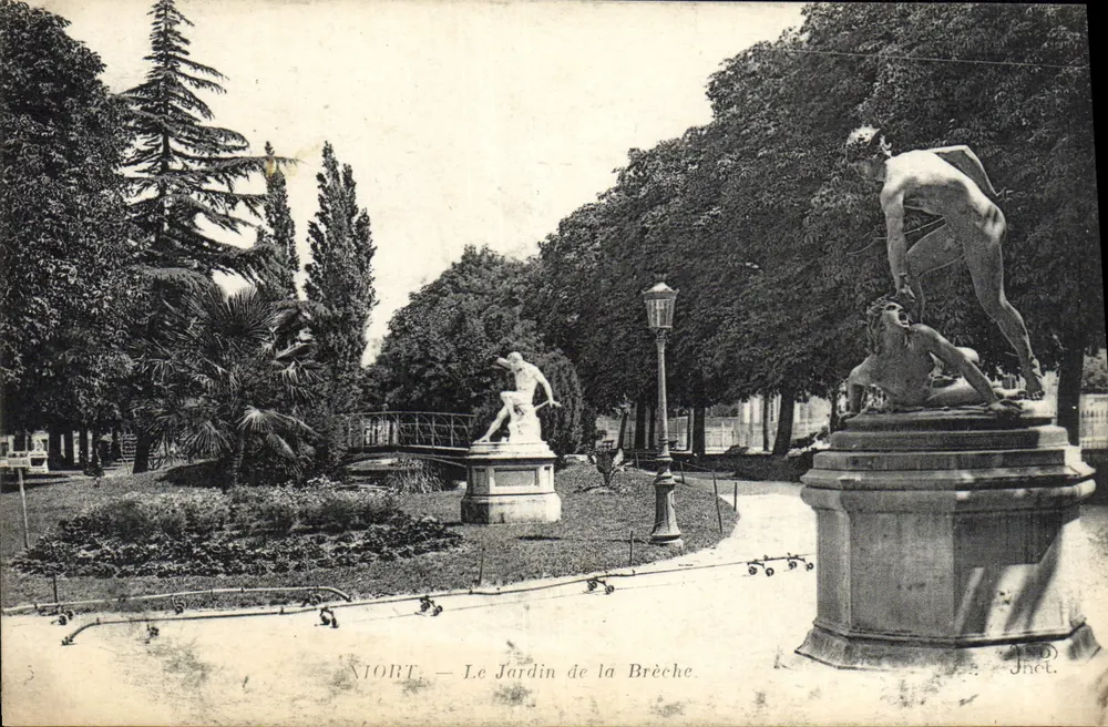 Niort — El Jardín de la Brèche — J. D. Inhet - Anverso