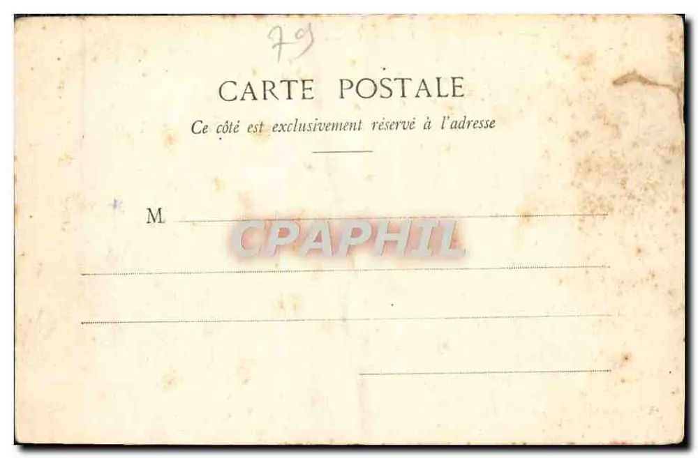 O Moulin Gervaud sobre a Sèvre — Coleção G. I. D. de Nantes - Verso