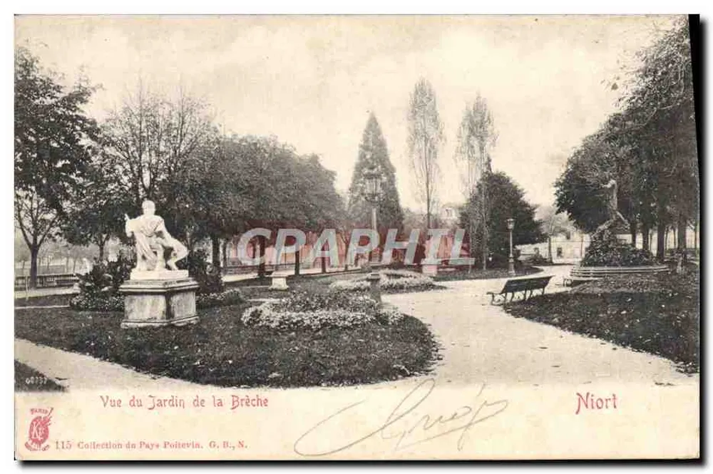 Garten der Brèche — Niort — Collection du Pays Poitevin, G. B. N. - Vorderseite