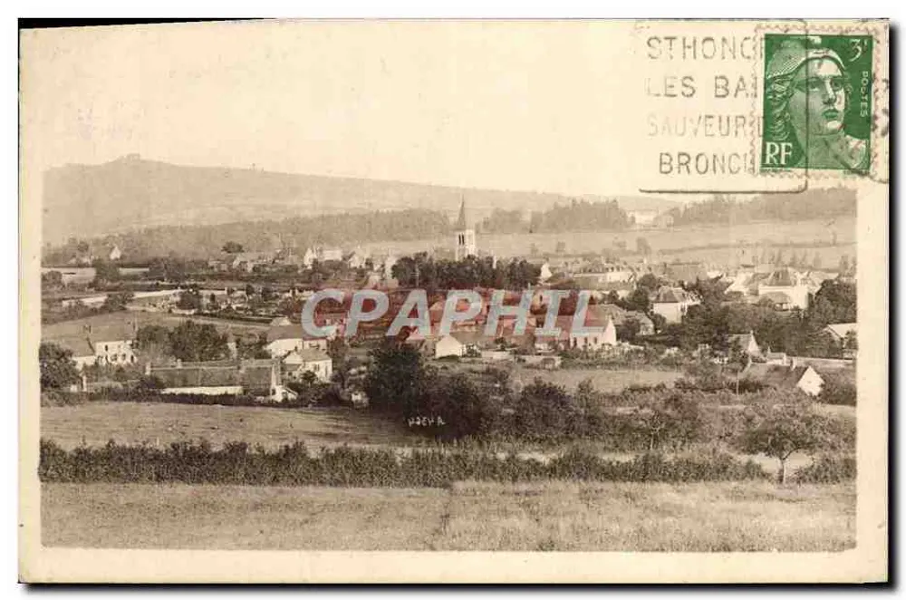 St-Honoré-les-Bains — Allgemeiner Blick mit Kirche — Imp. Bourgoin-S.-Bâone - Vorderseite