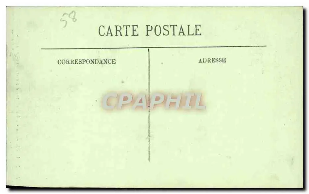 Nevers — Die Kathedrale gesehen durch die Akazien — Th. Ropiteau, Nr. L1 - Rückseite