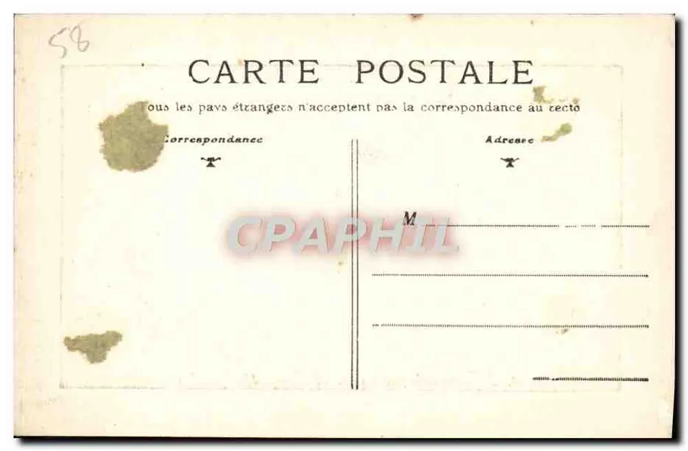 Montsauche (circa) — L'Étang d'Argoulais — n°4 - Verso