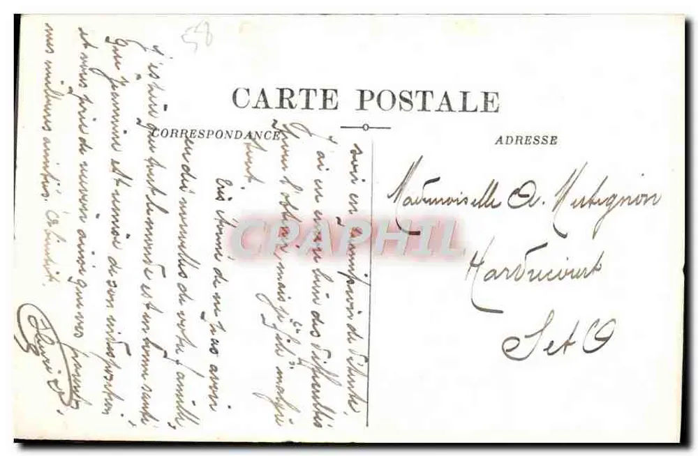 Donzy-le-Pré (Nièvre) — As Ruínas — G. Perrot, edit. La Chapitée - Verso