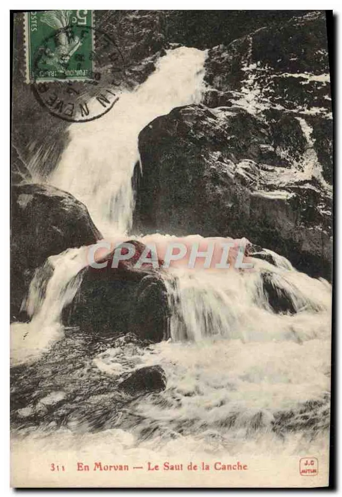 Em Morvan — O Salto da Canche — J.G. AUTUN - Frente