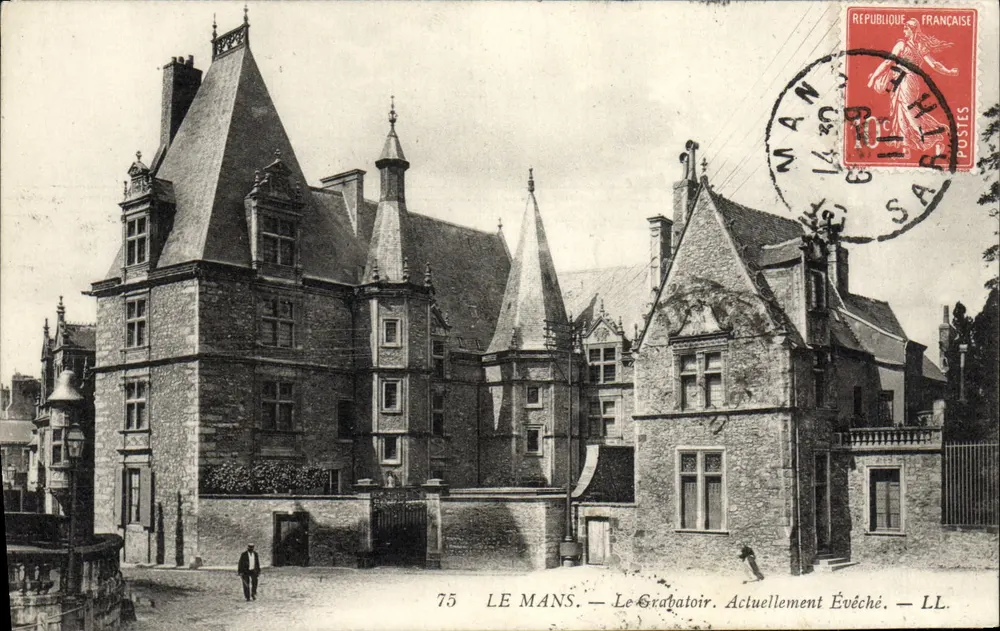 Le Mans — Le Grabatoir. Atualmente Évêché — LL. 75 - Frente