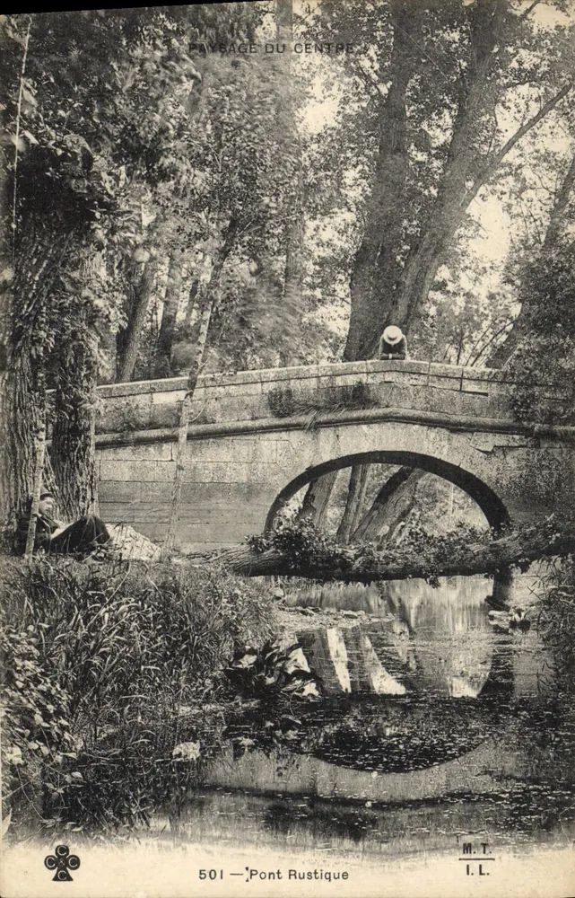 Ponte Rustica — Paisagem do Centro — M.T. n°501 - Frente