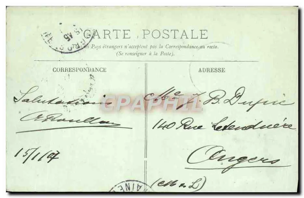 LILLE — A Grand'Place — LL. — Editora LL. n°87 - Verso