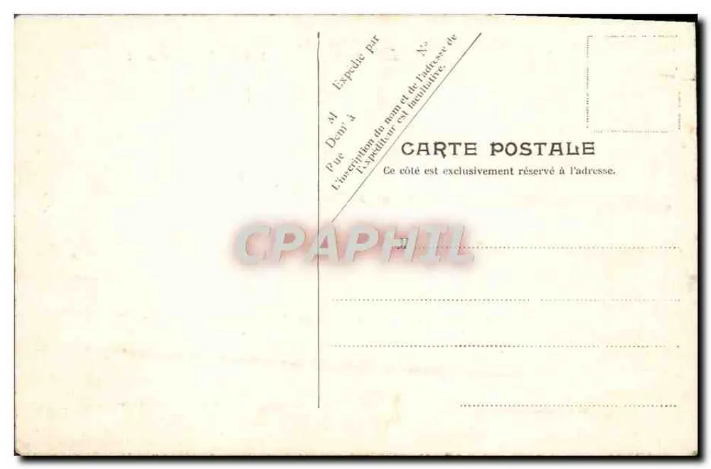 Lourdes — Vista Geral e o Forte — V.P. Paris, No. 19 - Verso