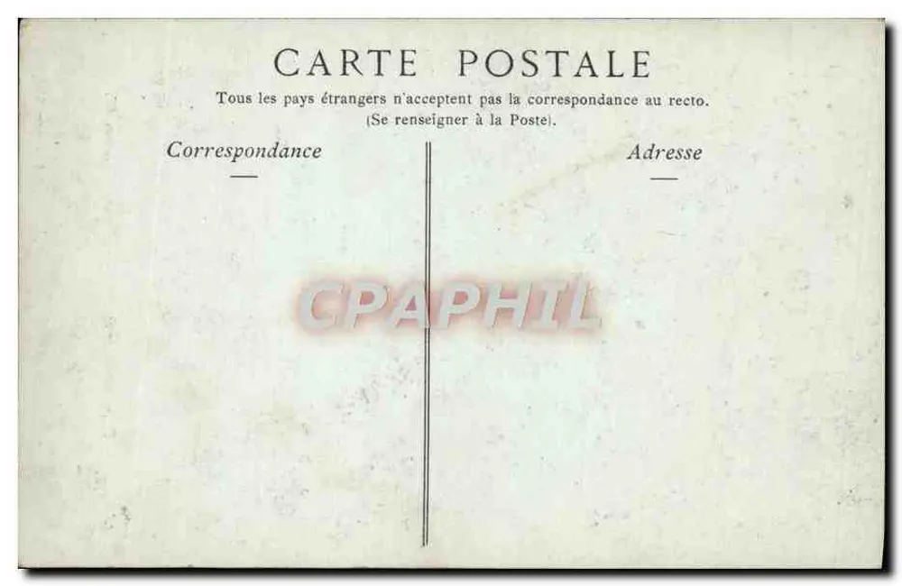 Pau — Innenansicht des Schlosses, Wiege von Henri IV — Collections ND Phot - Rückseite