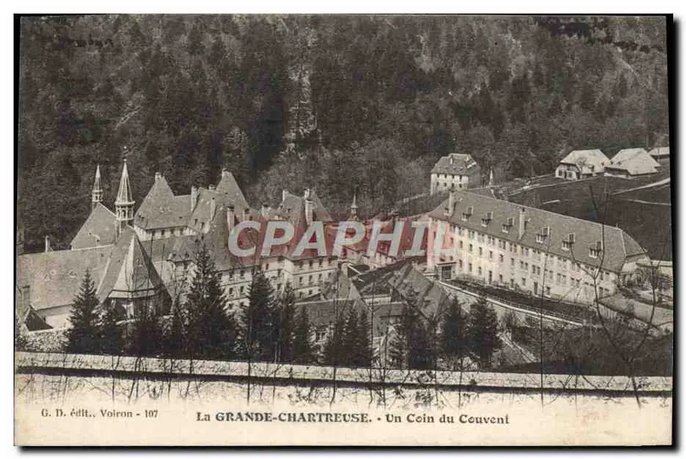 A GRANDE-CHARTREUSE - Um Canto do Convento — G. D. editor, Voiron - 107 - Frente