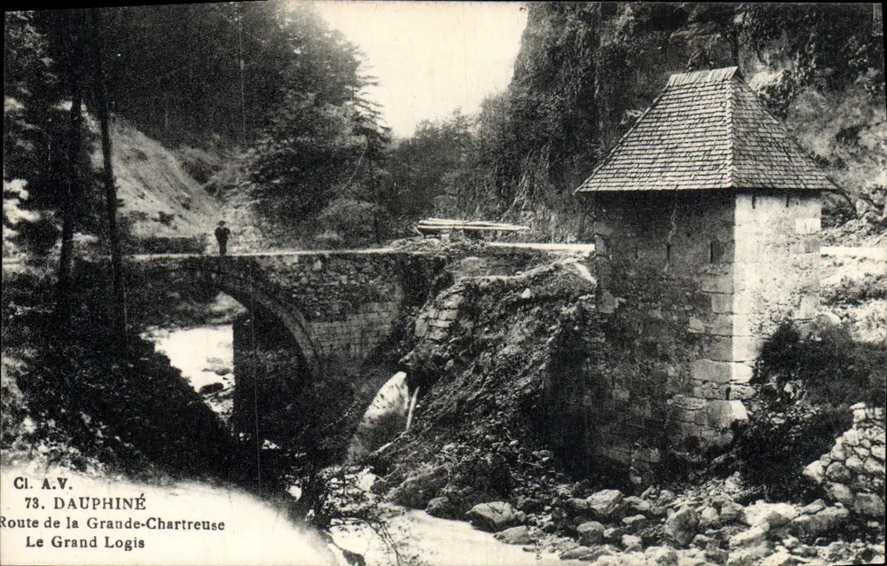 Das Grand Logis — Route de la Grande-Chartreuse — Cl. A.V. 73. DAUPHINÉ - Vorderseite