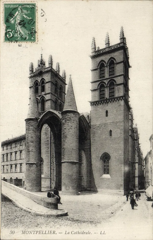 Montpellier — A Catedral — LL - Frente