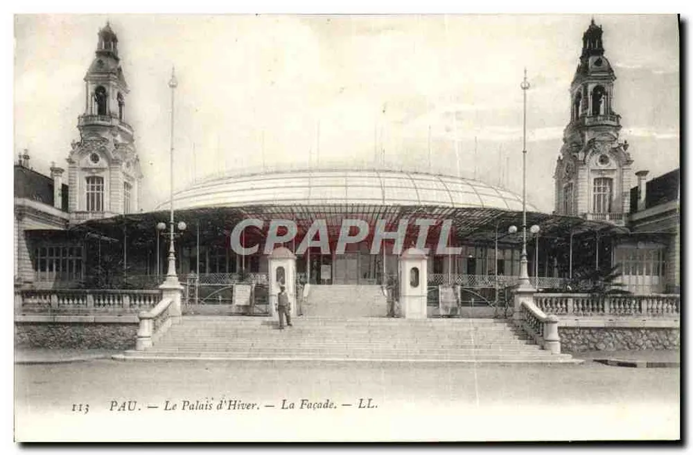 Pau — O Palácio de Inverno — A Fachada — LL. - Frente