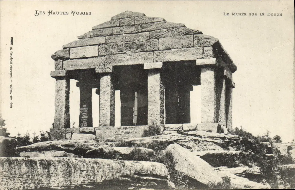 O Museu no Donon — Saint-Dié — Imp. Ad. Watek, N° 3249 - Frente
