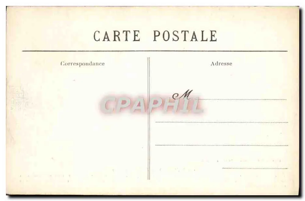 Joigny — O Hotel de Ville — Coleção J. D. em Sens e Tissier - Verso