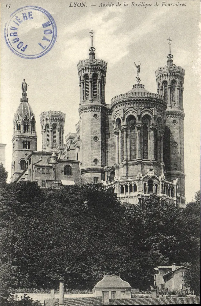 LYON — Apsis van de Basiliek van Fourvières — Uitgever Fourvière Lyon, n°15 - Voorkant