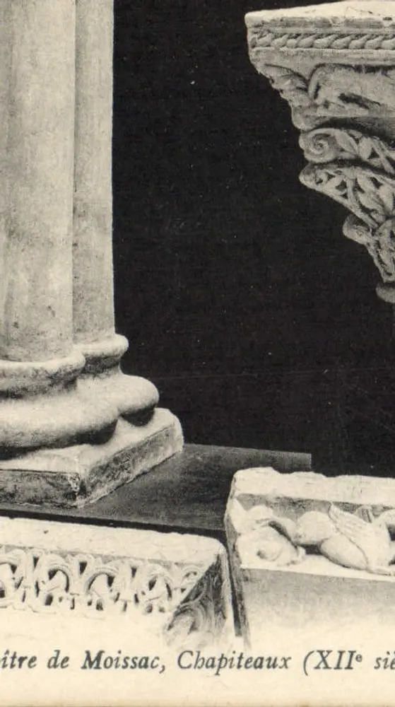 Capitéis de Moissac — Século XII — editor não identificado - Frente