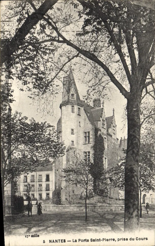 NANTES — La Porte Saint-Pierre, prise du Cours — Christian CLEAN, 5 - Vorderseite