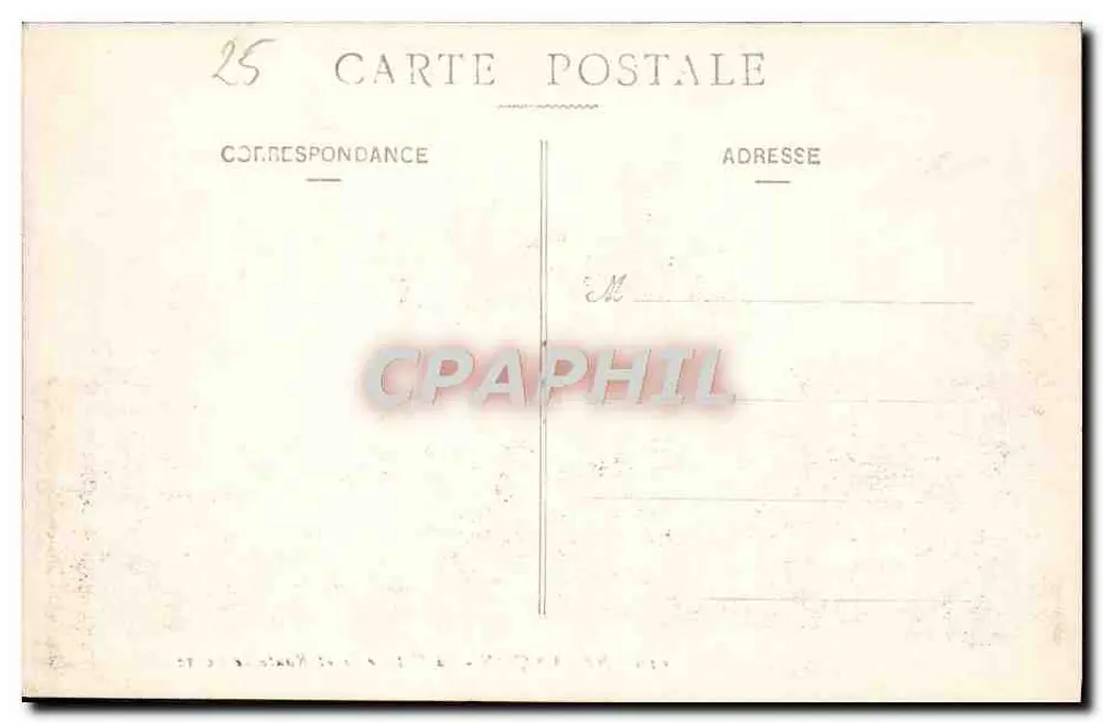 Besançon - A Cidadela e Estrada de Beure — editor não identificado, n° de série 516 - Verso