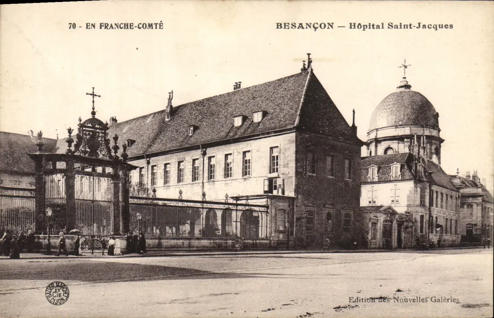 Besançon — Hospital São Jacó — Edição das Novas Galerias - Frente