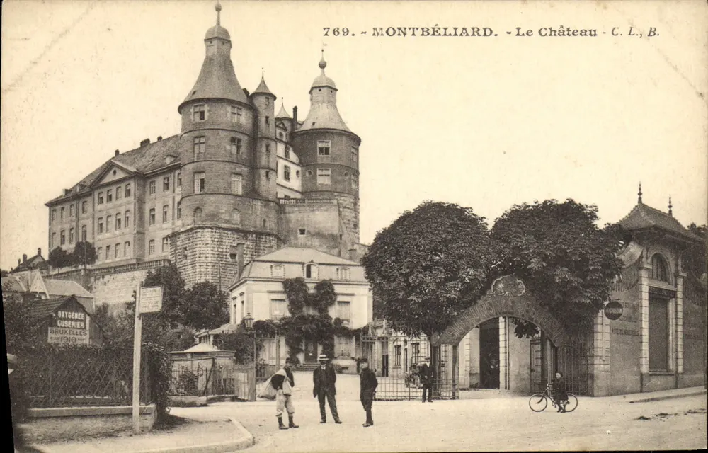 Montbéliard — O Castelo — C.L.B. n°769 - Frente