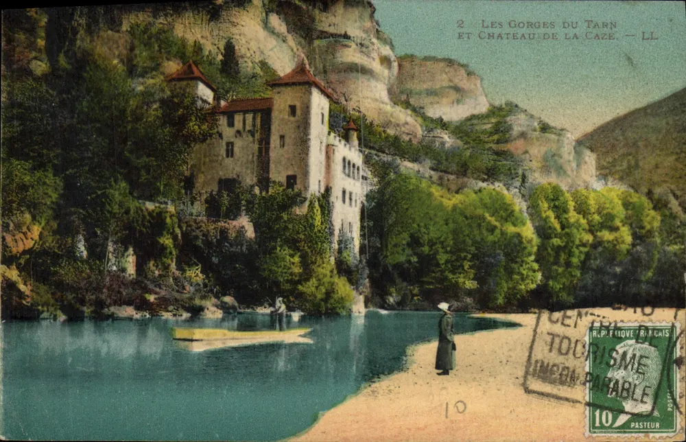 Die Tarnschlucht und Schloss La Caze — LL — Tocprisme Impr. Pasteur - Vorderseite