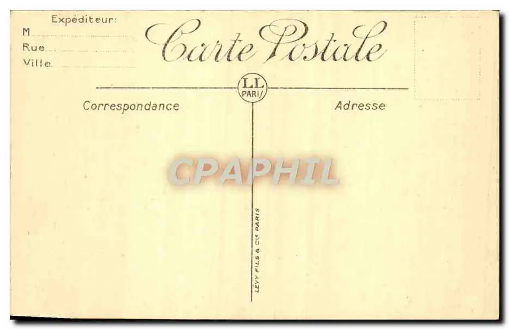 Hyères - Die Avenue der Palmen — LL - Rückseite