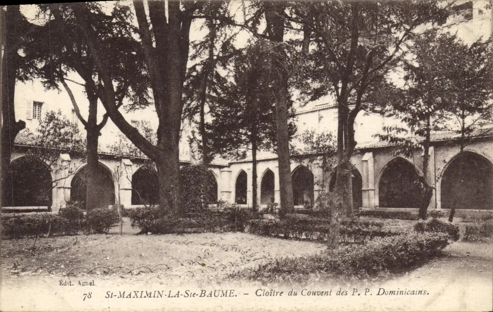 St-Maximin-la-Sainte-Baume — Cloister of the Convent of the P. P. Dominicains — Édit. Agnel, Nr. 78 - Vorderseite